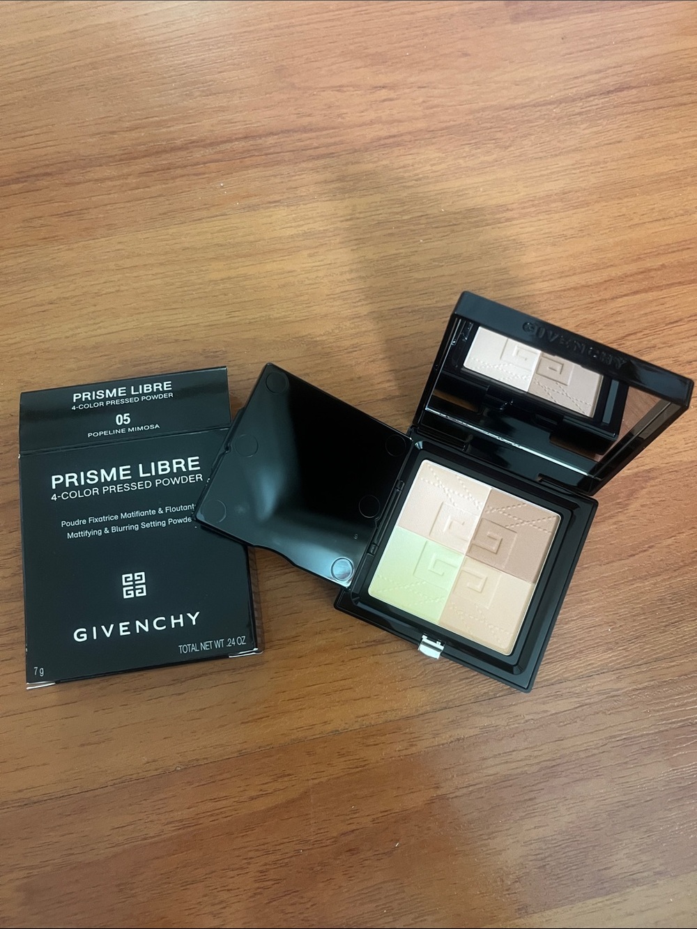 Givenchy Prisme Libre 4-Color Pressed Powder in Shade 5 Popeline Mimosa